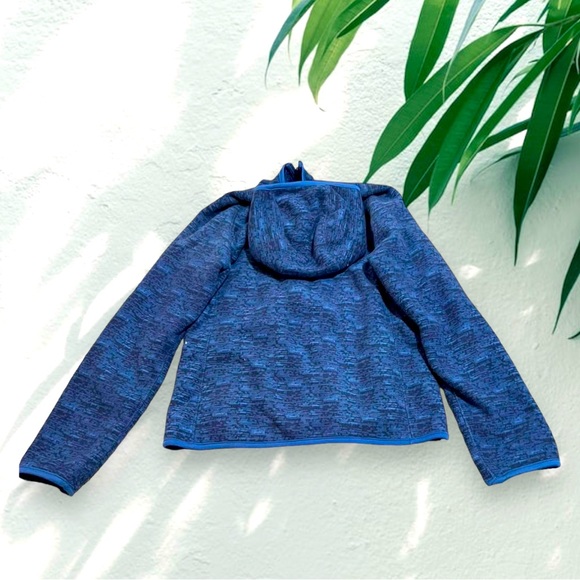 Vtg Y2K Blue Camo Fleece Jacket Comfy - Picture 3 of 3